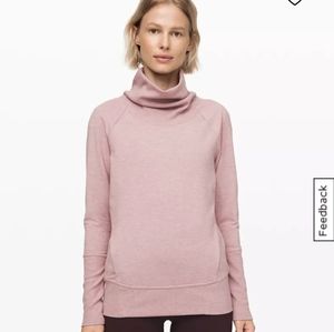 Lululemon High Lines Pullover Heathered Vintage Mauve Size 4